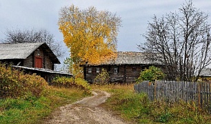 Деревня осенью